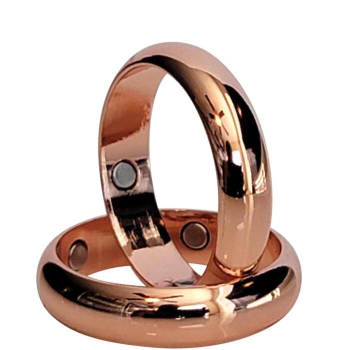 Magnetic Ring Solid Copper Domed 6mm