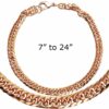 Copper Chain Necklace Bracelet Anklet Necklace