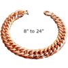 Copper Chain Bracelet Necklace Anklet 1/2" Men