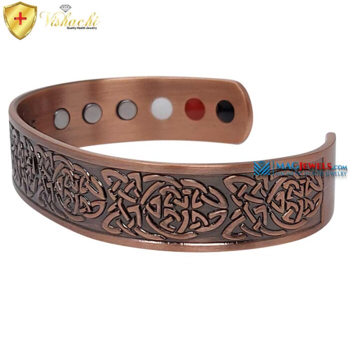Celtic Copper Magnetic Bracelet Viking Lord Circle of Life Men