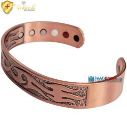 Solid Copper Magnetic Bracelet Samurai Warrior 12 Bio Vishachi
