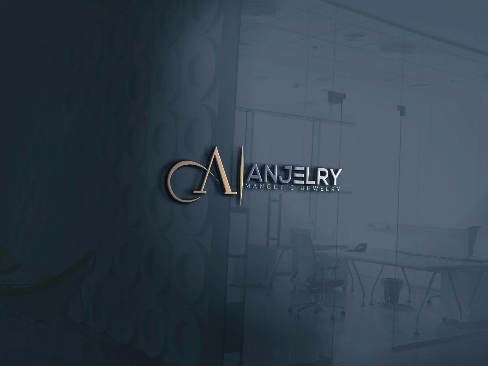Anjelry Logo on wall