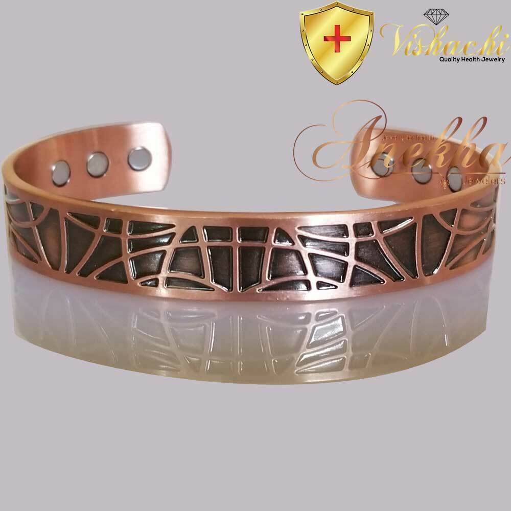 Men Bracelet Magnetic Pure Copper Durable Smooth Therapy Bracelet for Daily  Wear - Walmart.com