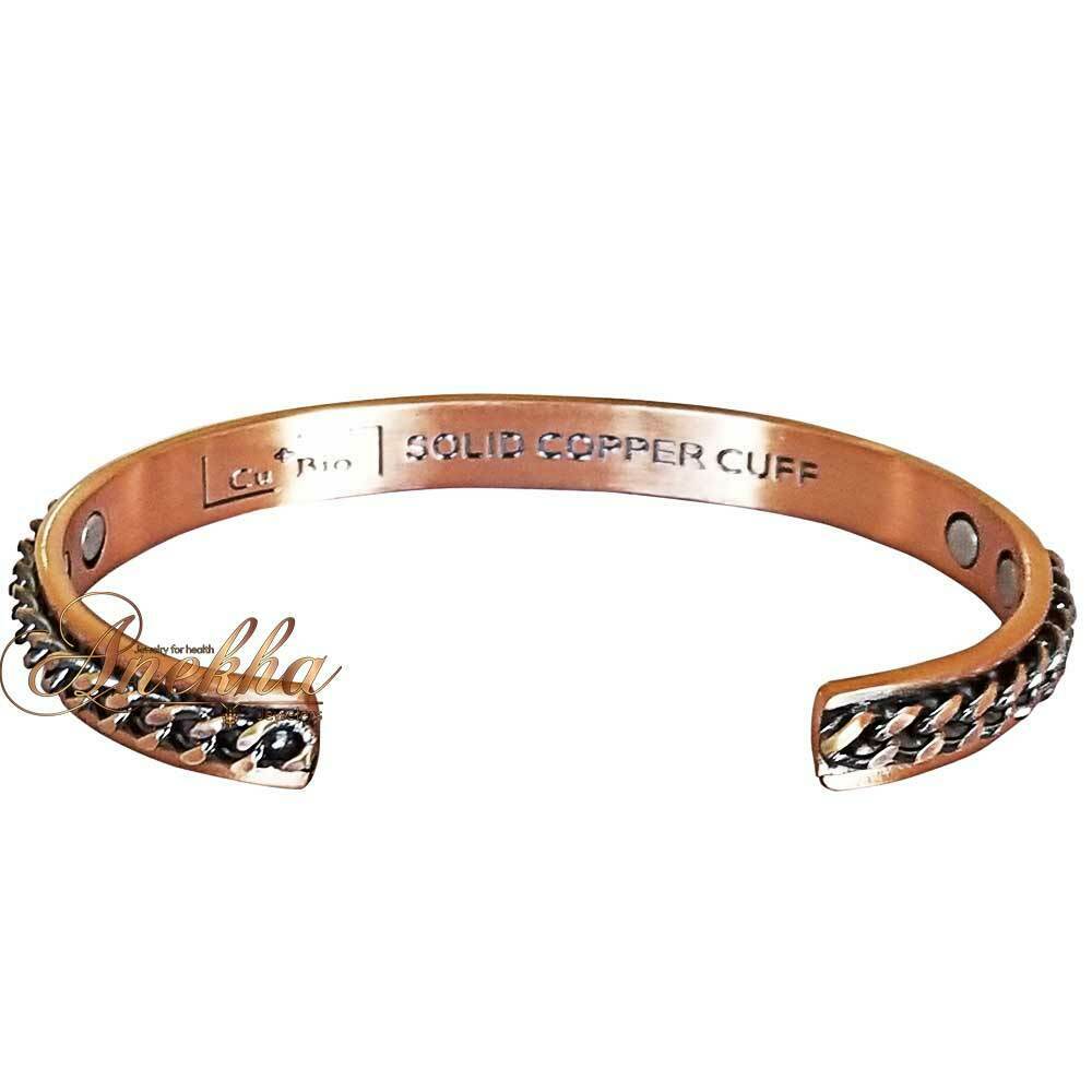 Copper Copper Kada Bracelet for Unisex Adult