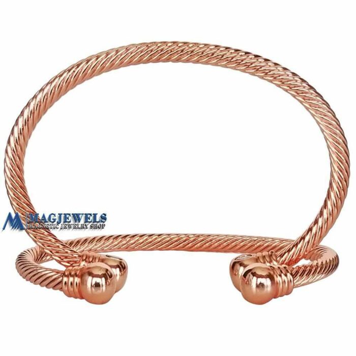 Copper Magnetic Bracelet Wire Bangle Vishachi