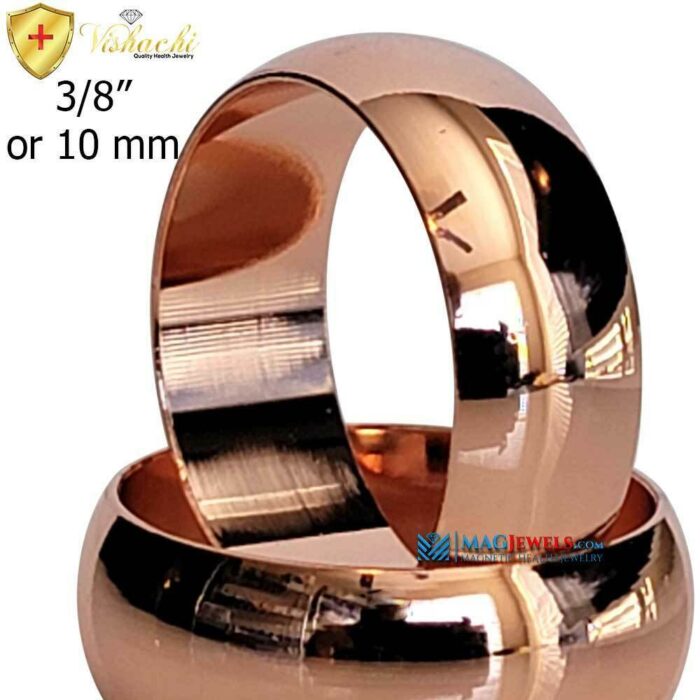 Wide 10 mm Copper non magnetic ring