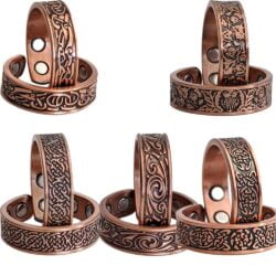 Celtic Copper Magnetic Ring