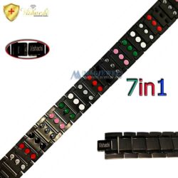 Wide 7in1 Bio Titanium Magnetic Bracelet