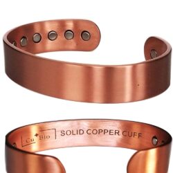 Magnetic Bracelet Bangle Pure Solid Copper 12 Mags Men Women