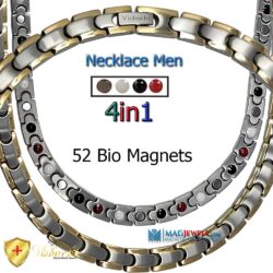 Magnetic Necklace Titanium Bio 2 Tone