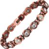 Magnetic Anklet Bracelet Crystal Solid Copper Women Vishachi