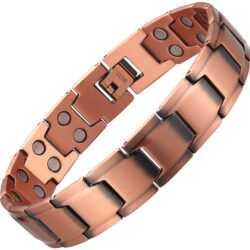 Men Copper link high power magnetic bracelet CBM607 animal Eagle