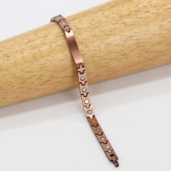 Copper Magnetic Bracelet Women Slim Crystal Vishachi