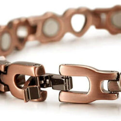 Magnetic Bracelet Anklet Heart Pure Solid Copper Women Vishachi