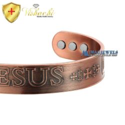 Magnetic Bracelet Bangle Jesus Cross