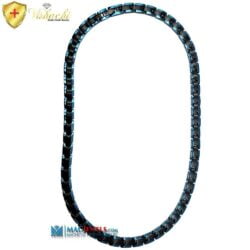 Magnetic Necklace Titanium Men Women Blue