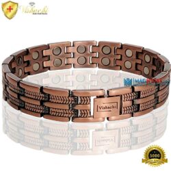 Magnetic Bracelet Vishachi Pure Solid Copper