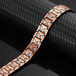 Magnetic Bracelet Pure Solid Copper Black 46 Mags