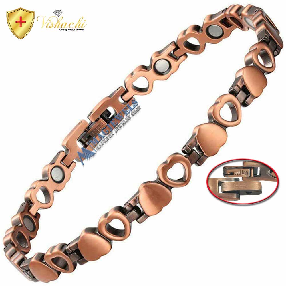 Buy Copper Magnetic Bracelet with Seven Yoga Chakras for Men and Women,  Boosts Immunity, Anti Aging, Relief Joint Pain and Arthritis, Good  cardiovascular Health, Pure Copper at Amazon.in