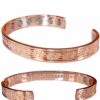 Copper Magnetic Bracelet Bangle Greek Key 12 Mags Vishachi