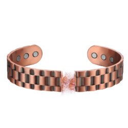 Solid Copper Magnetic Bracelet Bangle Viking Men Vishachi