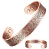 Solid Copper Magnetic Bracelet Celtic Swan Viking Vishachi